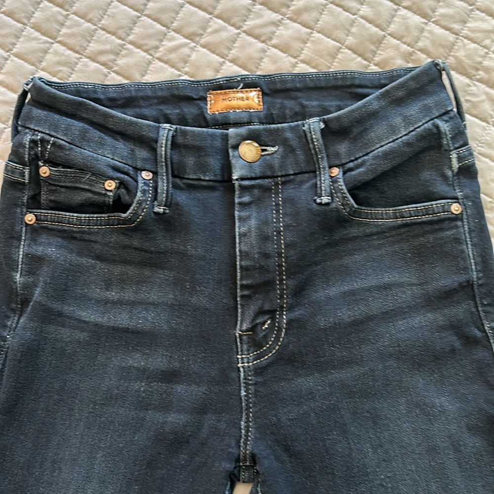 👖 MOTHER Skinny Straight Leg Jeans